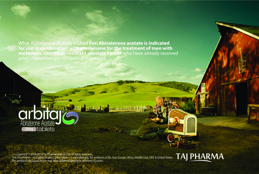 Abiraterone Acetate 250mg Tablets (Arbitaj) Taj Pharma India