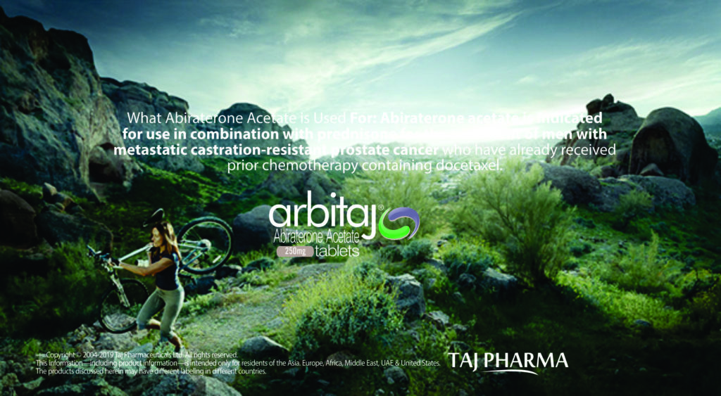 Abiraterone Acetate 250mg Tablets (Arbitaj) Taj Pharma India Mumbai
