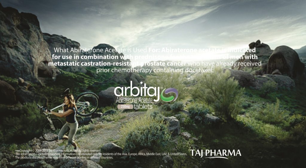 Abiraterone Acetate 250mg Tablets (Arbitaj) Taj Pharma India Mumbai