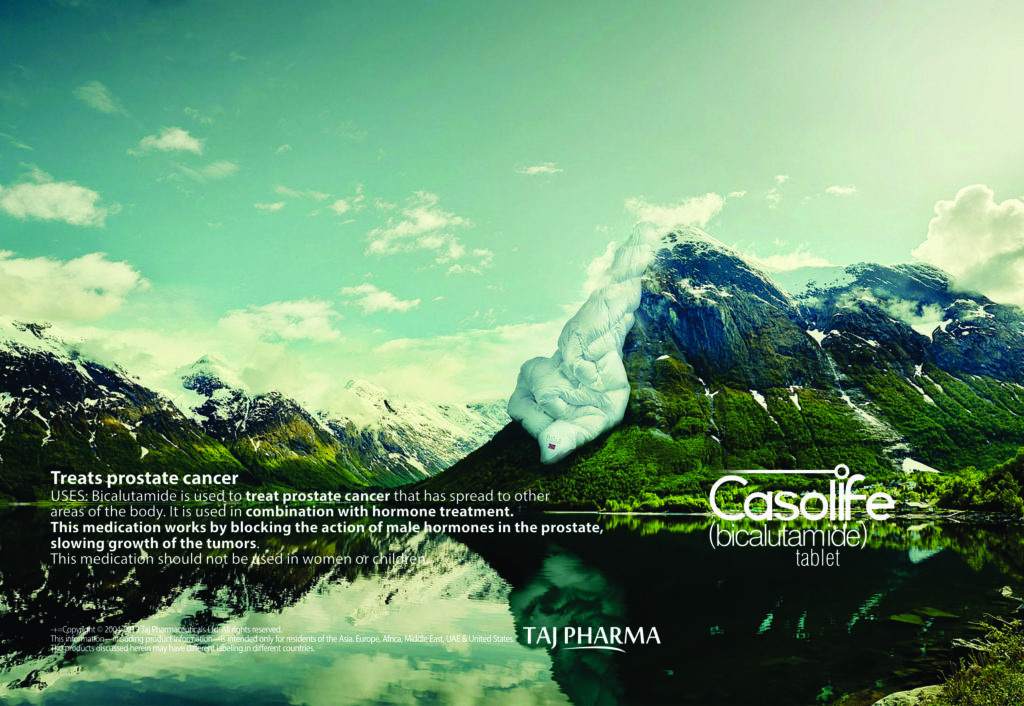 Bicalutamide Tablets 50mg (Casolife) Taj Pharma Treatment of advanced prostate cancer in combination with luteinizing-hormone releasing hormone (LHRH) analogue therapy or surgical castration.