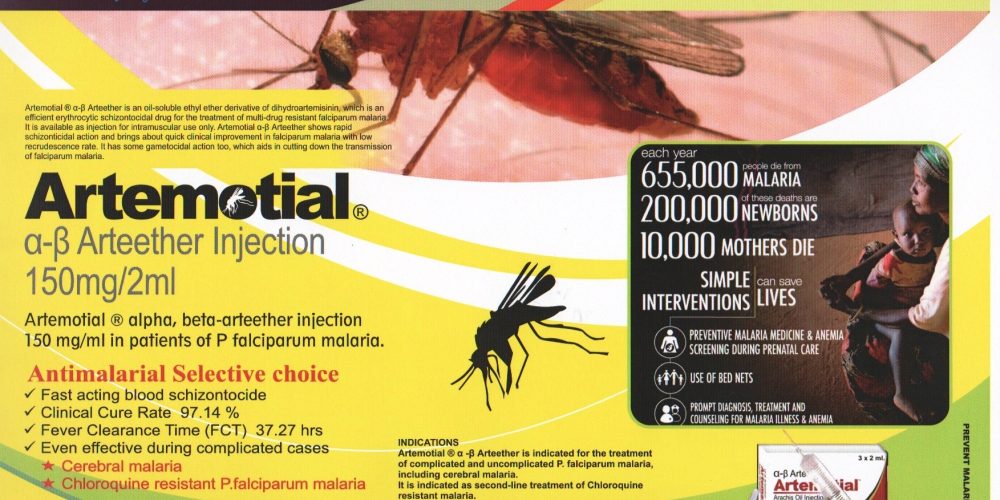 Arteether Injection 150mg per 2ml (ARTEMOTIAL)