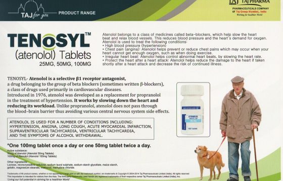 Atenolol 50mg Tablets (Tenosyl)