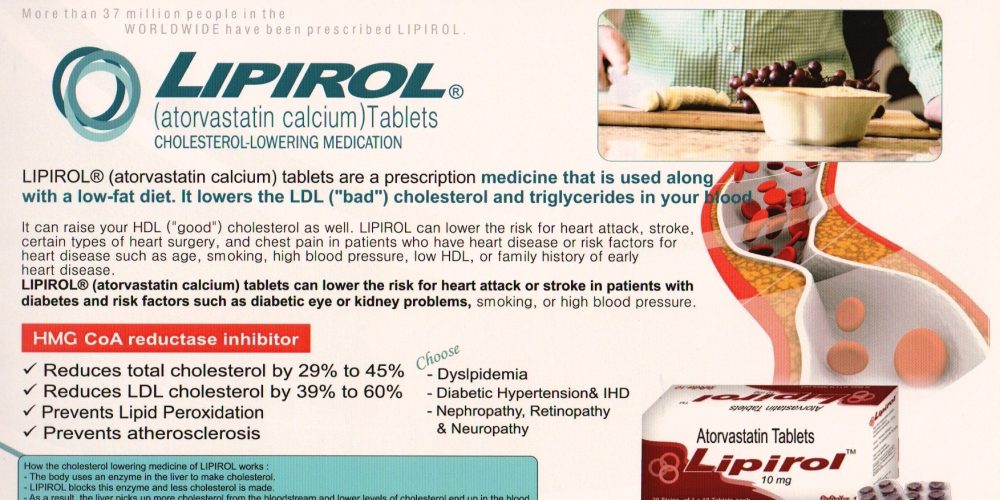 Atorvastatin Tablets 5mg 10mg (Lipirol)