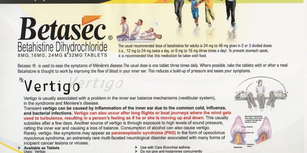 Betahistine Dihydrochloride Tablets (Betasec)