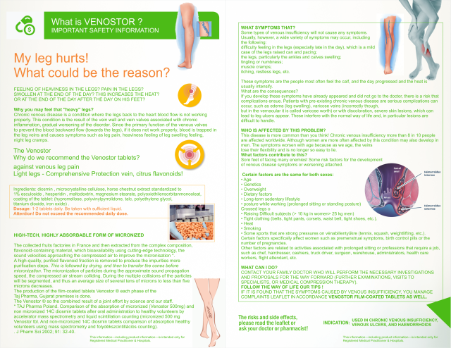 Diosmin hesperidin Tablets - VENOSTOR