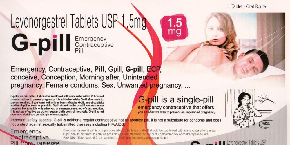 Levonorgestrel 1.5 MG BP Tablets (G-PILL)