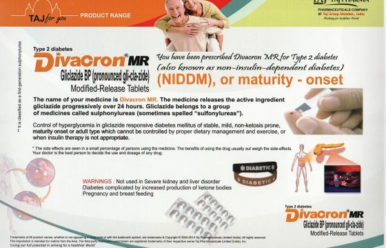 Gliclazide MR Tablets (Divacron-MR) Taj Pharma