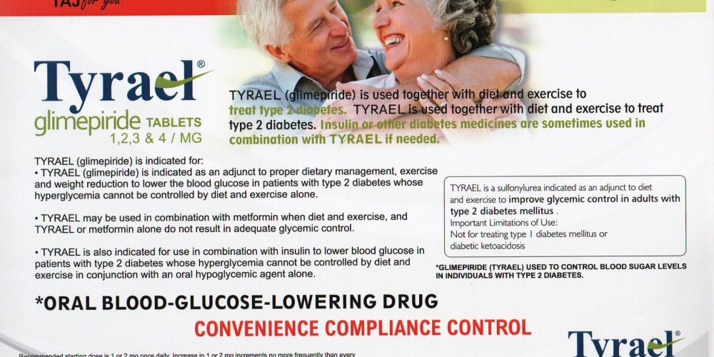 Glimepiride 1mg Tablets (Tyrael)