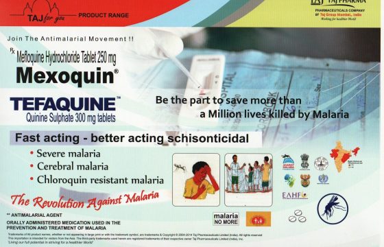 Mefloquine Hydrochloride 250mg Tablets (Mexoquin)