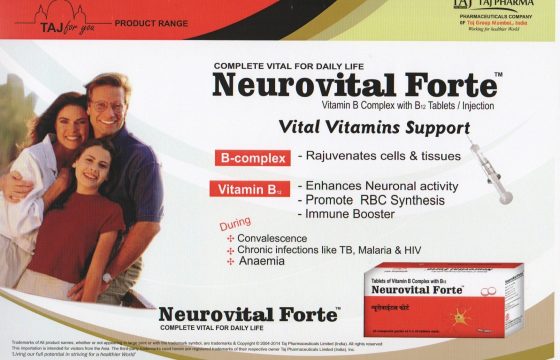 Neurovital Forte Tablets Vitamin B Complex with B12