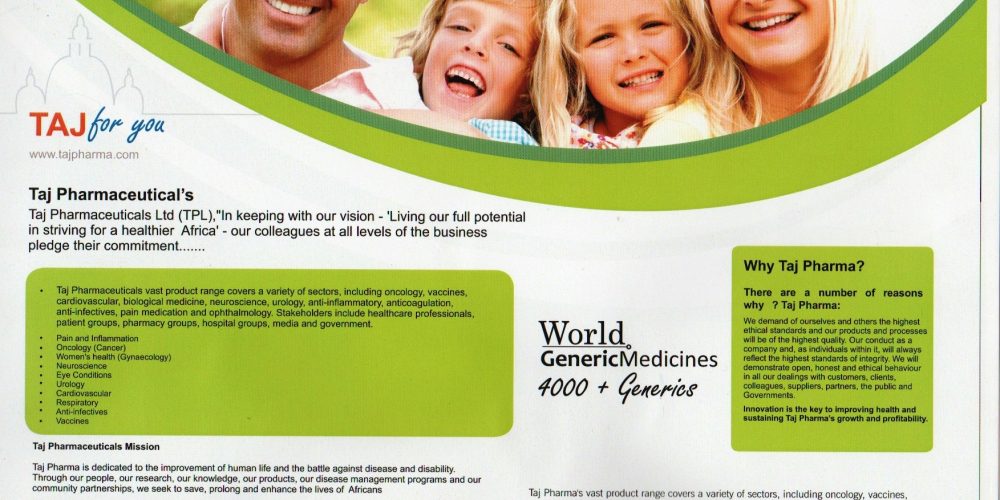 Pharmaceutical Contract Manufacturing Taj Pharma India