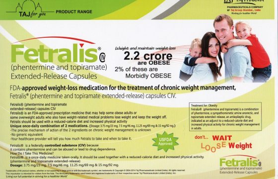 Phentermine and Topiramate Extended-Release Capsules (Fetralis)