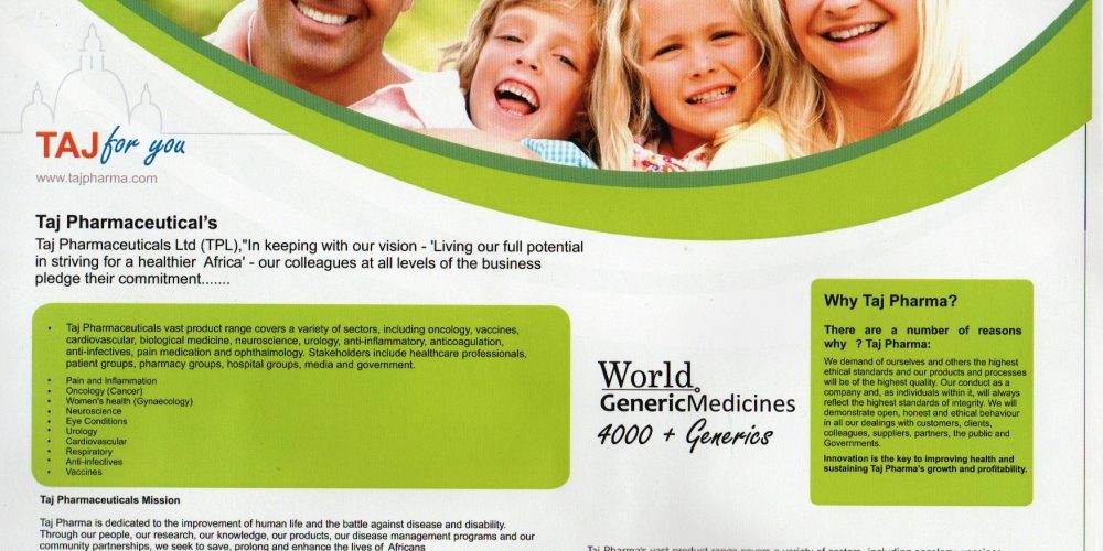 Taj Pharma Medicines Product Manufacturer