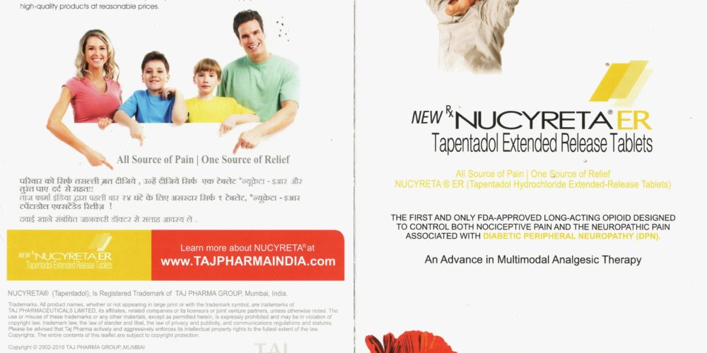 Tapentadol 50/100/150/200mg Extended Release Tablets (Nucyreta)