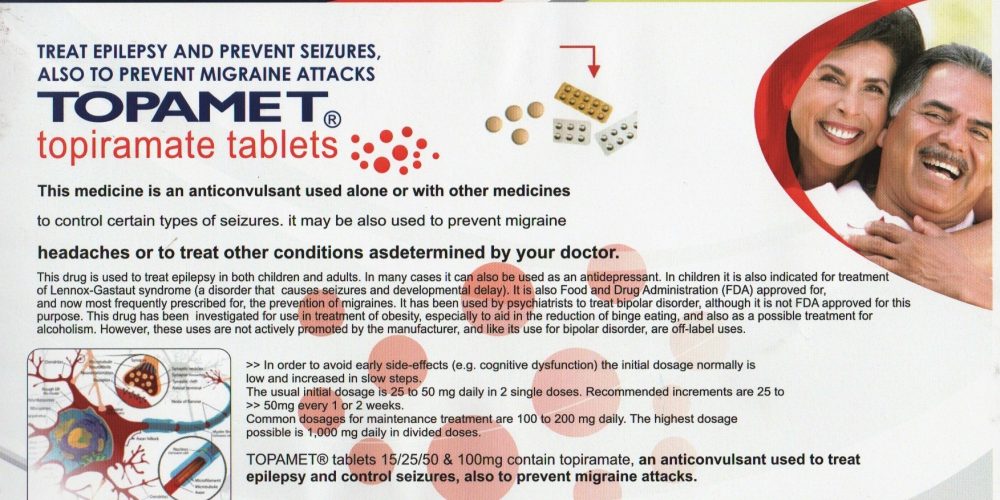 Topiramate 15mg Tablets (Topamet)