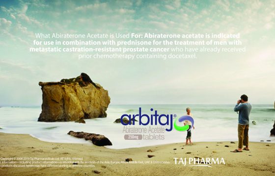 Abiraterone Acetate 250mg Tablets (Arbitaj) Taj Pharma Mumbai