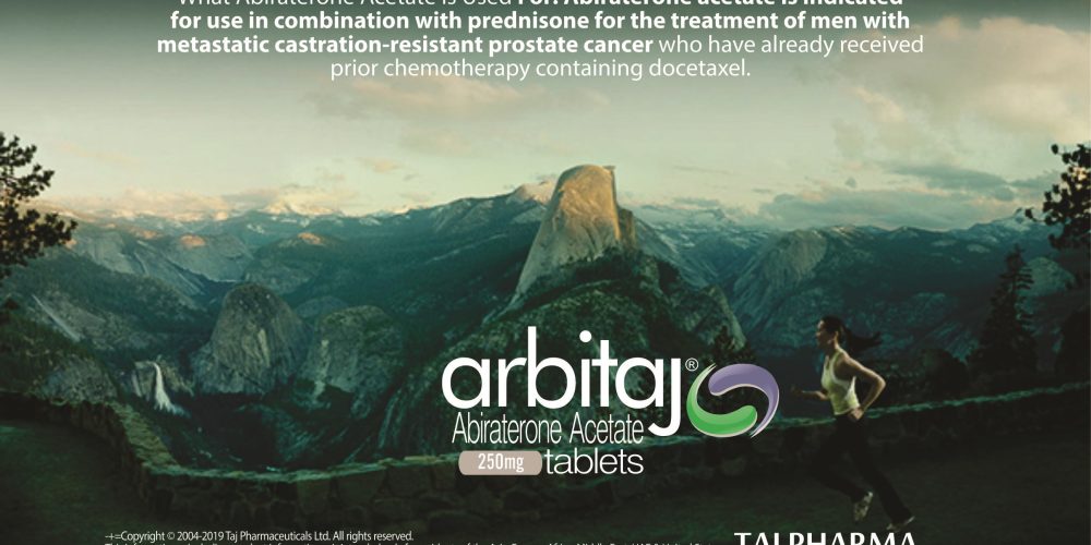 Abiraterone Acetate 250mg Tablets (Arbitaj) Taj Pharma India