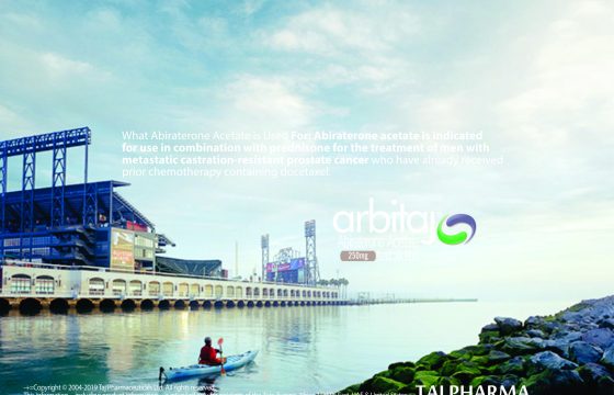 Abiraterone Acetate 500mg Tablets (Arbitaj)