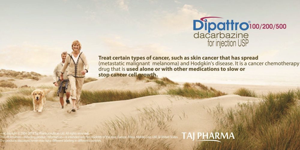 Dacarbazine for Injection 200mg (Dipattro) Taj Pharma