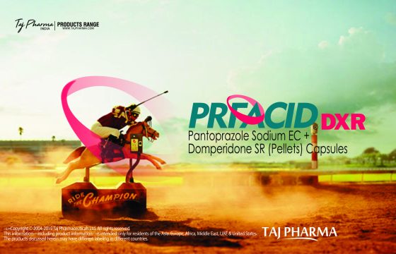 Pantoprazole and Domperidone SR Capsules (Prfacid DXR) Taj Pharma