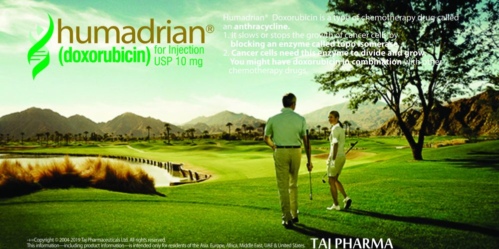 Doxorubicin Hydrochloride Injection (Humadrian) Taj Pharma Group Mumbai