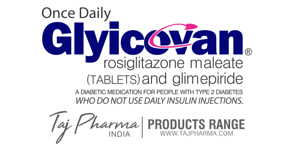 Rosiglitazone Maleate and Glimepiride Tablets (Glyicovan)