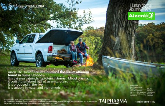 Human Albumin 20% Injection IP (Aizen Life) Taj Pharma