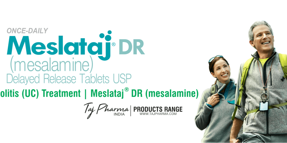 Mesalamine Delayed-Released Tablets USP 400mg Taj Pharma India