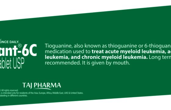 Thioguanine 40mg Tablets (Thioxlant-6C) Taj Pharma