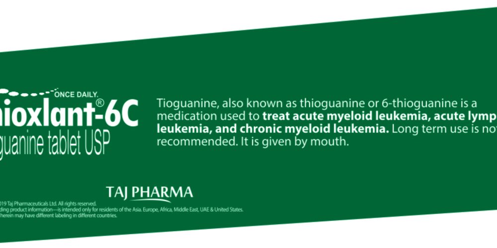 Thioguanine 40mg Tablets (Thioxlant-6C) Taj Pharma