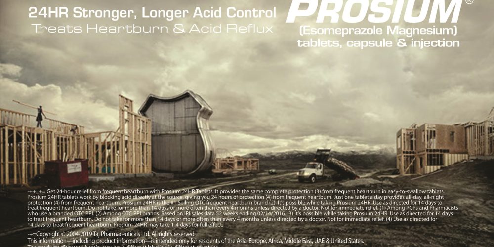 Esomeprazole Magnesium (Prosium) 40mg Capsules Taj Pharma India Mumbai
