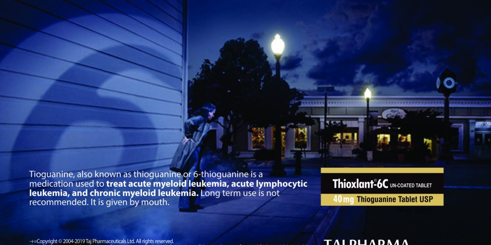 Tioguanine 40mg Tablets (Thioxlant 6C) Taj Pharma India