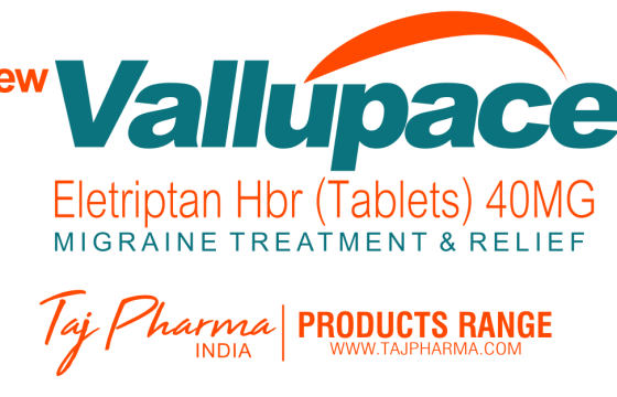Eletriptan Hbr 40mg Tablets (Vallupace) Taj Pharma