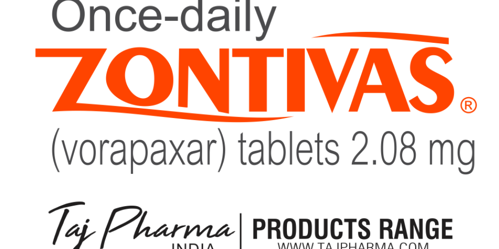 Zontivas Tablets Contain Vorapaxar Tablets 2.08mg Taj Pharma India