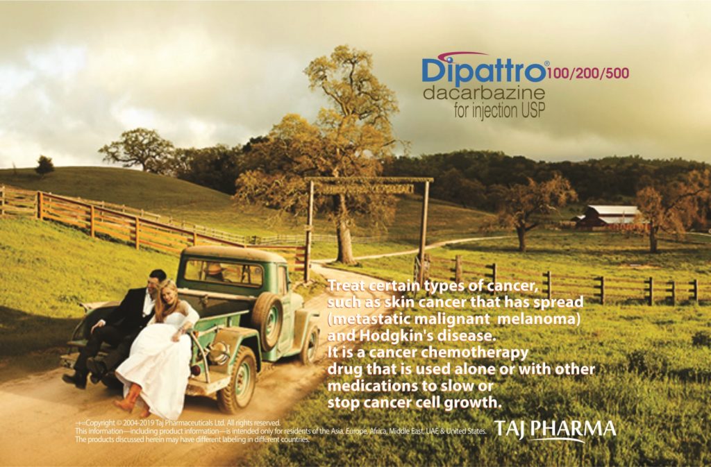 Dacarbazine for Injection 200mg (Dipattro) Taj Pharma India Dipattro 200 Injection