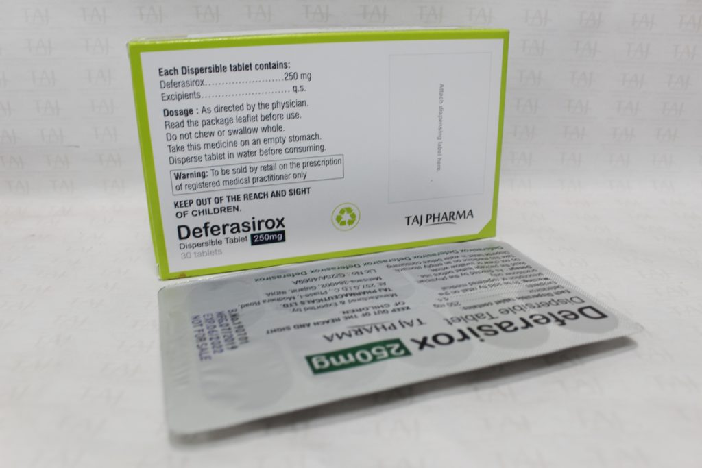 Deferasirox 250mg Tablets manufacturers & Deferasirox 250mg Tablets suppliers in India. Taj Pharmaceuticals, the well-known Deferasirox 250mg Tabletsmanufacturer in India gives the assurance of high-quality and purity. The company carries the rich experience in manufacturing of Deferasirox 250mg Tablets. Taj Pharmaceuticals is reputed manufacturer and Deferasirox 250mg Tablets suppliers from India. Get contact for Deferasirox 250mg Tablets manufacturing companies from India.