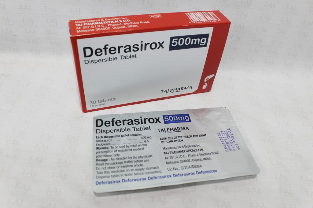 Deferasirox 500mg Tablets manufacturers & Deferasirox 500mg Tablets suppliers in India. Taj Pharmaceuticals, the well-known Deferasirox 500mg Tabletsmanufacturer in India gives the assurance of high-quality and purity. The company carries the rich experience in manufacturing of Deferasirox 500mg Tablets. Taj Pharmaceuticals is reputed manufacturer and Deferasirox 500mg Tablets suppliers from India. Get contact for Deferasirox 500mg Tablets manufacturing companies from India.