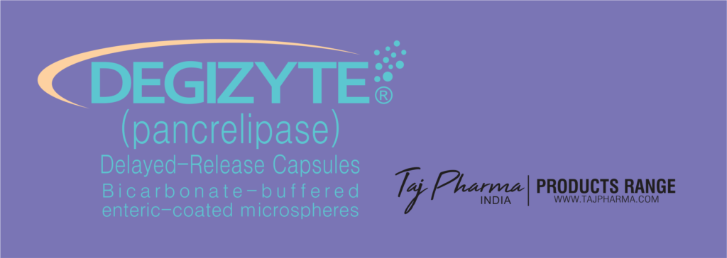 Pancrelipase Delayed-Release Capsules (Degizyte) Taj Pharma India