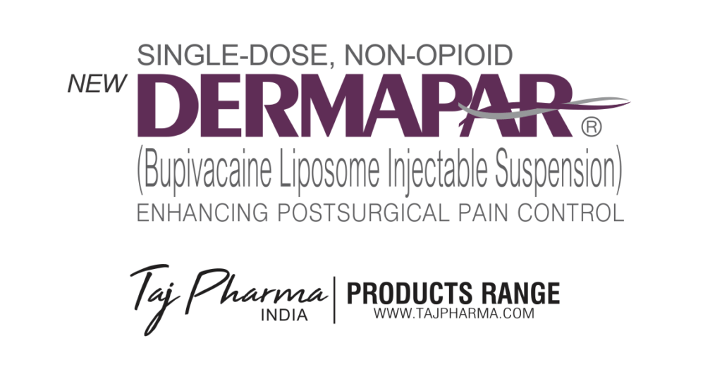 Bupivacaine Liposome Injectable Suspension (Dermapar) Taj Pharma India