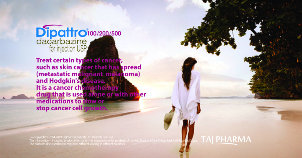 Dacarbazine for Injection 200mg (Dipattro) Taj Pharma India Dipattro 200 Injection