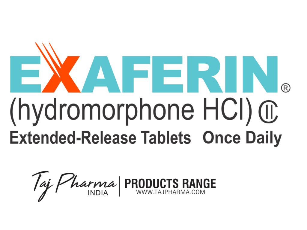 Hydromorphone HCl Extended-Release Tablets (Exaferin) Taj Pharma India