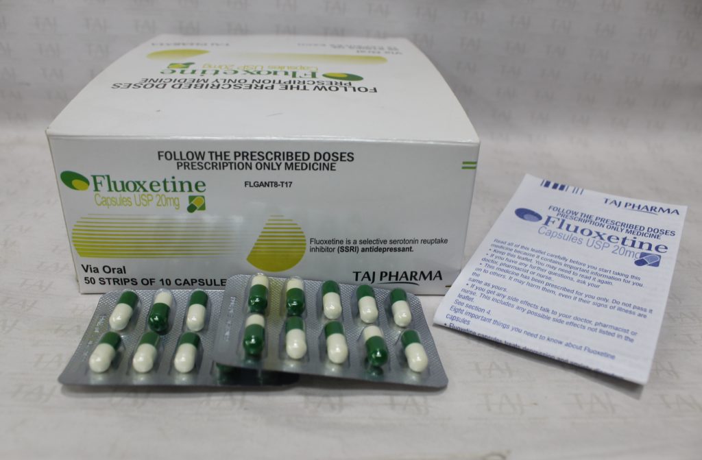 Fluoxetine HCL 20mg Capsules manufacturers & Fluoxetine HCL 20mg Capsules suppliers in India. Taj Pharmaceuticals, the well-known Fluoxetine HCL 20mg Capsulesmanufacturer in India gives the assurance of high-quality and purity. The company carries the rich experience in manufacturing of Fluoxetine HCL 20mg Capsules. Taj Pharmaceuticals is reputed manufacturer and Fluoxetine HCL 20mg Capsules suppliers from India. Get contact for Fluoxetine HCL 20mg Capsules manufacturing companies from India.