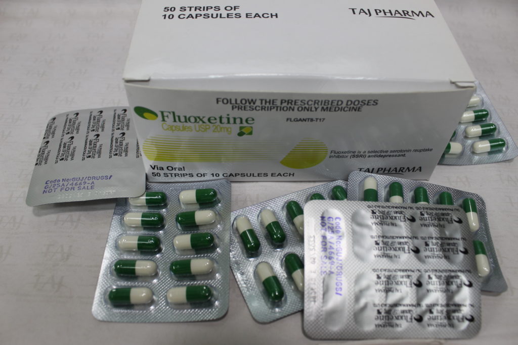 Fluoxetine HCL 20mg Capsules manufacturers & Fluoxetine HCL 20mg Capsules suppliers in India. Taj Pharmaceuticals, the well-known Fluoxetine HCL 20mg Capsulesmanufacturer in India gives the assurance of high-quality and purity. The company carries the rich experience in manufacturing of Fluoxetine HCL 20mg Capsules. Taj Pharmaceuticals is reputed manufacturer and Fluoxetine HCL 20mg Capsules suppliers from India. Get contact for Fluoxetine HCL 20mg Capsules manufacturing companies from India.