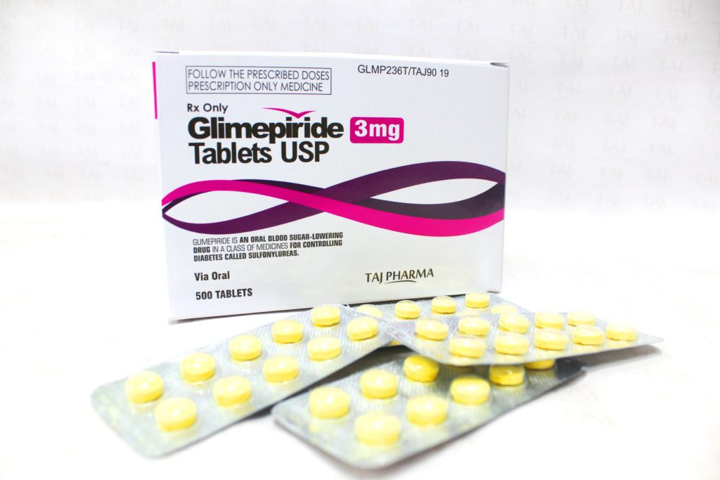 Glimepiride 3mg Tablets manufacturers & Glimepiride 3mg Tablets suppliers in India. Taj Pharmaceuticals, the well-known Glimepiride 3mg Tabletsmanufacturer in India gives the assurance of high-quality and purity. The company carries the rich experience in manufacturing of Glimepiride 3mg Tablets. Taj Pharmaceuticals is reputed manufacturer and Glimepiride 3mg Tablets suppliers from India. Get contact for Glimepiride 3mg Tablets manufacturing companies from India.