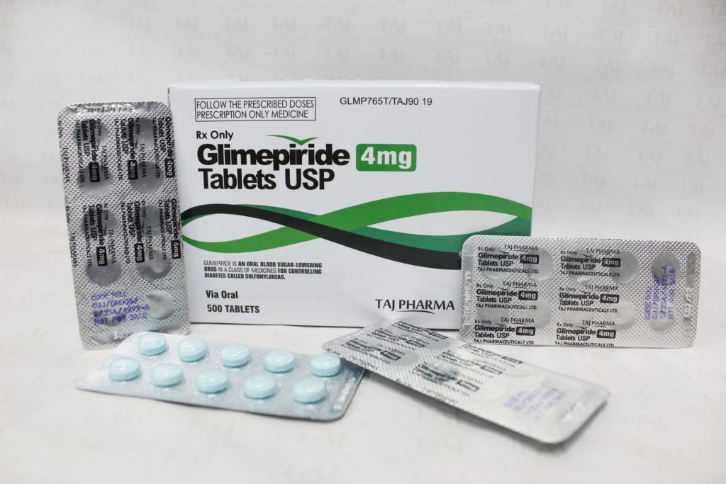 Taj Pharmaceuticals, the well-known Glimepiride 4mg Tablets Manufacturer in India gives the assurance of high-quality and purity. The company carries the rich experience in the niche manufacturing of Glimepiride 4mg Tablets. Taj Pharmaceuticals is reputed manufacturer and Glimepiride 4mg Tablets suppliers in India.