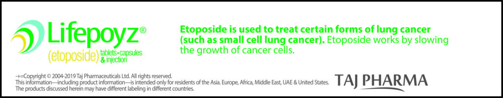 Lifepoyz Etoposide Tablets manufacturers & Lifepoyz Etoposide Tablets suppliers in India. Taj Pharmaceuticals, the well-known Lifepoyz Etoposide Tabletsmanufacturer in India gives the assurance of high-quality and purity. The company carries the rich experience in manufacturing of Lifepoyz Etoposide Tablets. Taj Pharmaceuticals is reputed manufacturer and Lifepoyz Etoposide Tablets suppliers from India. Get contact for Lifepoyz Etoposide Tablets manufacturing companies from India.