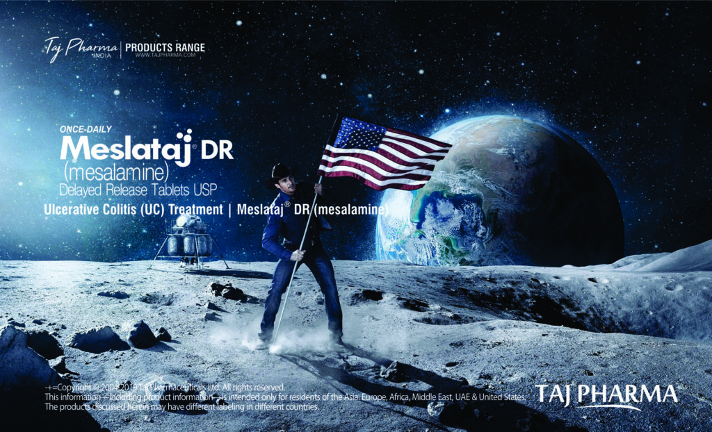 Taj Pharmaceuticals, the well-knownMesalamine Delayed-Release Tablets (Meslataj DR) Manufacturer in India gives the assurance of high-quality and purity. The company carries the rich experience in the niche manufacturing of Mesalamine Delayed-Release Tablets (Meslataj DR). Taj Pharmaceuticals is reputed manufacturer and Mesalamine Delayed-Release Tablets (Meslataj DR) suppliers in India.