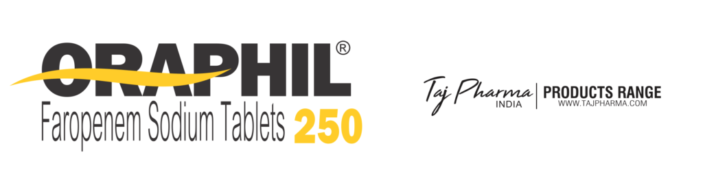 Oraphil Faropenem Sodium Tablets 250mg manufacturers & Oraphil Faropenem Sodium Tablets 250mg suppliers in India. Taj Pharmaceuticals, the well-known Oraphil Faropenem Sodium Tablets 250mgmanufacturer in India gives the assurance of high-quality and purity. The company carries the rich experience in manufacturing of Oraphil Faropenem Sodium Tablets 250mg. Taj Pharmaceuticals is reputed manufacturer and Oraphil Faropenem Sodium Tablets 250mg suppliers from India. Get contact for Oraphil Faropenem Sodium Tablets 250mg manufacturing companies from India.
