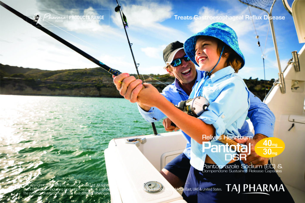 Taj Pharma is WHO-GMP Certified Pharmaceutical Wholesaler of Pantotaj-dsr Pantoprazole Sodium EC and Domperidone Sustained-release Capsules, Pantotaj-dsr Pantoprazole Sodium EC and Domperidone Sustained-release Capsules Supplier, Pantotaj-dsr Pantoprazole Sodium EC and Domperidone Sustained-release Capsules Exporters from India. Taj Pharma holds excellent record in manufacturing of Pantotaj-dsr Pantoprazole Sodium EC and Domperidone Sustained-release Capsules from India.