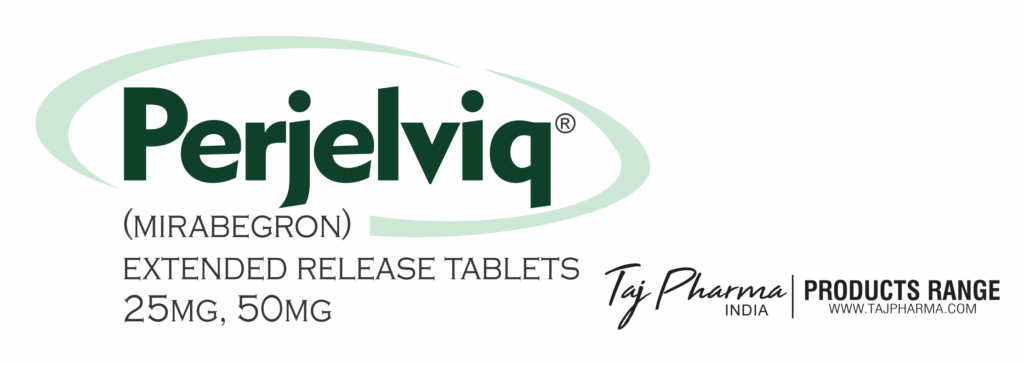 Perjelviq Mirabegron Extended-release Tablets 25mg manufacturers & Perjelviq Mirabegron Extended-release Tablets 25mg suppliers in India. Taj Pharmaceuticals, the well-known Perjelviq Mirabegron Extended-release Tablets 25mgmanufacturer in India gives the assurance of high-quality and purity. The company carries the rich experience in manufacturing of Perjelviq Mirabegron Extended-release Tablets 25mg. Taj Pharmaceuticals is reputed manufacturer and Perjelviq Mirabegron Extended-release Tablets 25mg suppliers from India. Get contact for Perjelviq Mirabegron Extended-release Tablets 25mg manufacturing companies from India.